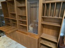 Poul Hundevad 3 Piece (5 Section) Teak Wall unit w/ Guncase