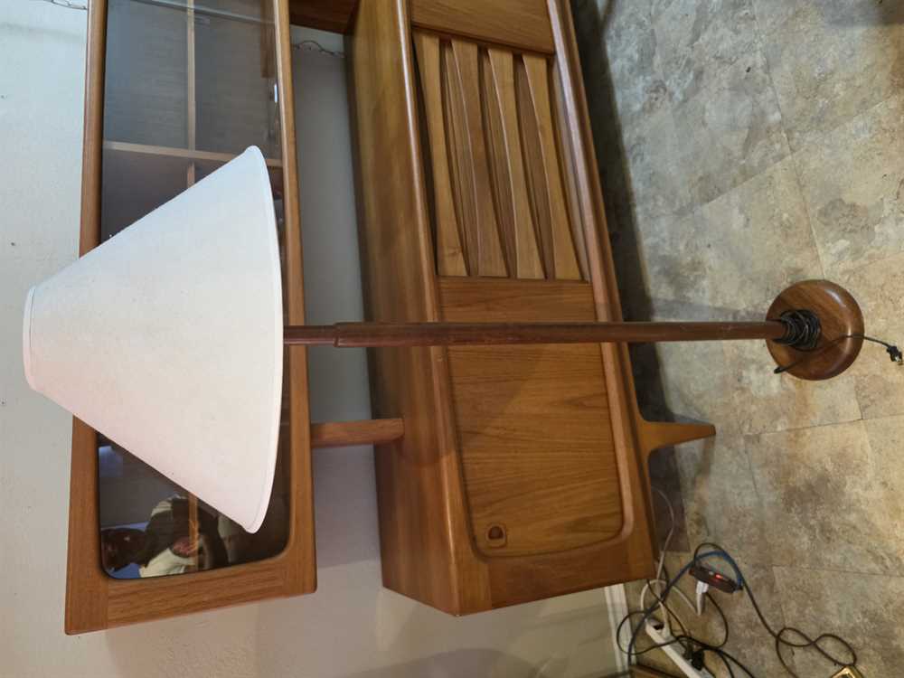 Teak Floor Lamp