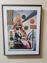 Wassily Kandinsky Framed Print "Swinging 1925" - 12" x 16"