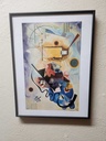 Wassily Kandinsky Framed Print "Yellow Red Blue" - 12" x 16"
