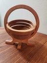 Teak Hanging Basket