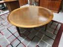 Deilcraft Round Walnut Coffee Table