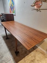 BRDR.  FURBO Teak Draw Leaf Dining Table