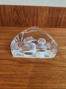 Mats Jonasson Ducks Glass Sculpture