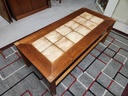 Gangso Mobler Teak and Tile Coffee Table w/ Undershelf