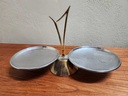 Kromex Brass and Chrome Serving Tray