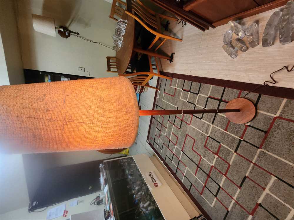 Teak Floor Lamp