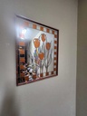 Vintage Painted MCM Mirror