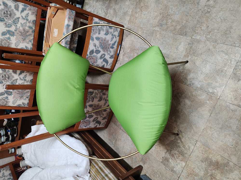Vintage 1958 Wrought Iron Hoop Chair by John Cicchelli for Riley Wolfe