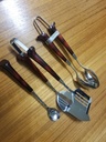 Set of three Glohill Lucite Serving Utensils