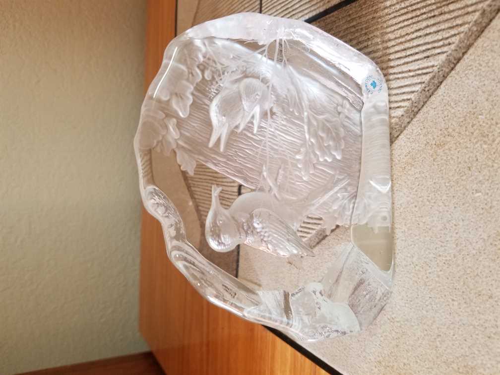 Bird Glass Sculpture by Alfred Capredoni Canada