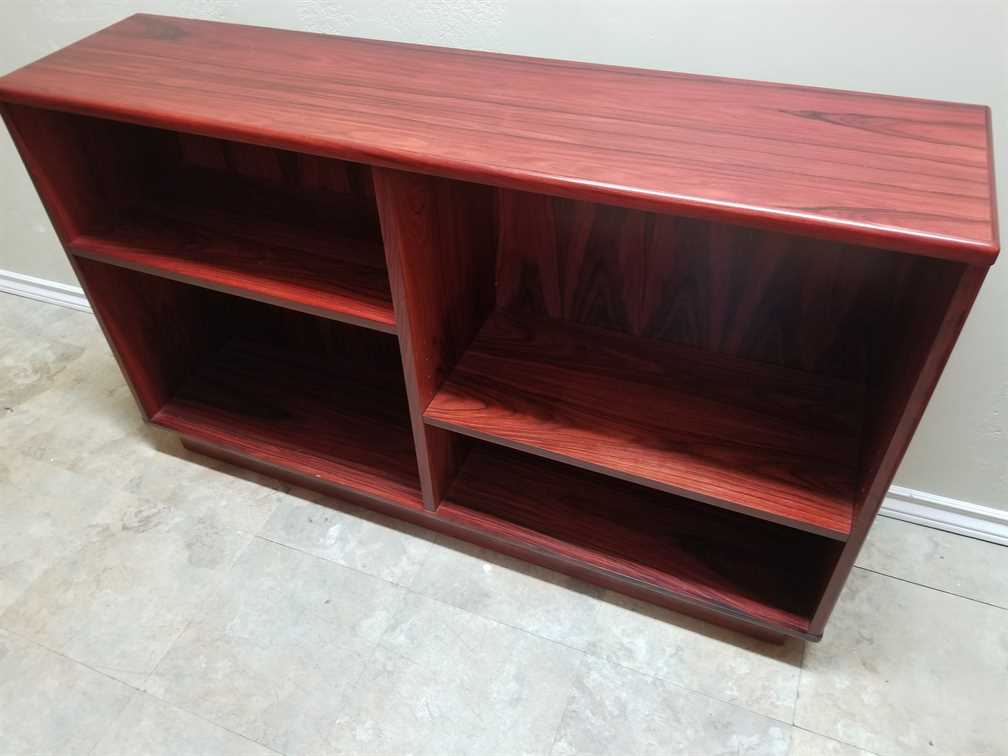 Mobican Rosewood Horizontal Bookcase