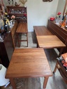 Niels Bach Denmark Solid Teak Living Room Set