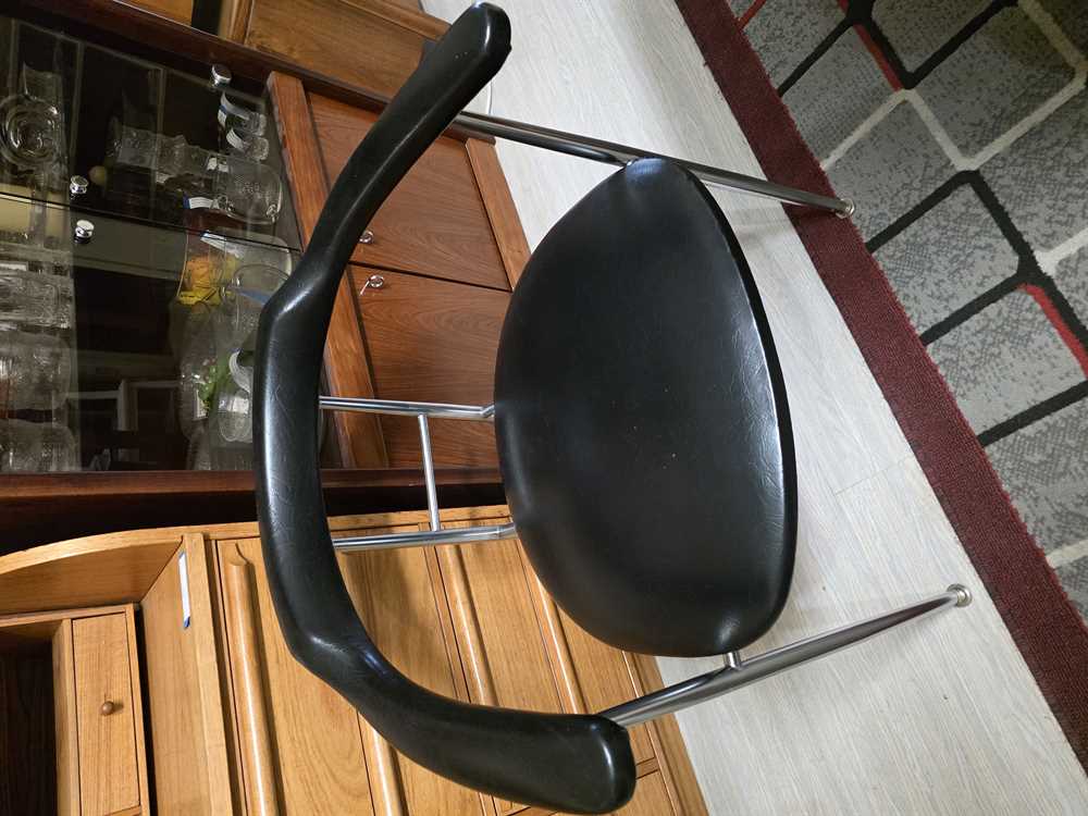 Chrome Accent Chair by Ideal Brass & Plating Company Winnipeg