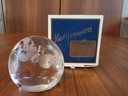 Mats Jonasson Signed and Numbered Glass Sculpture Butterfly