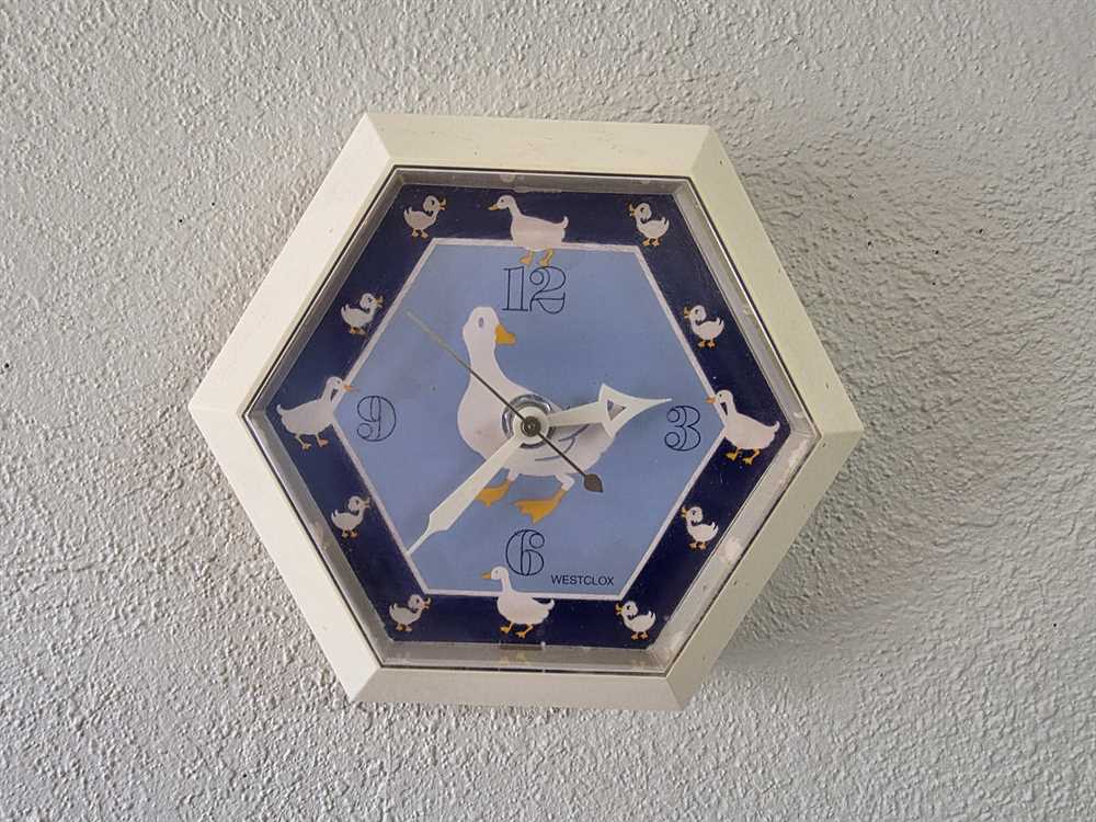Westclox USA Ducks Wall Clock