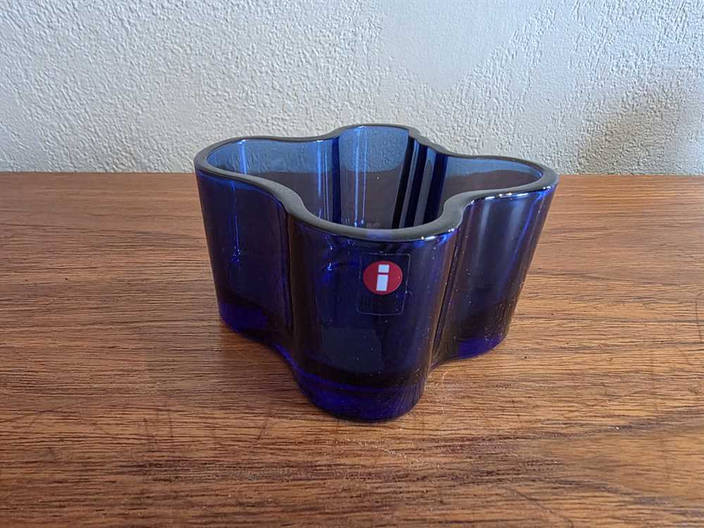 Iittala Aalto Blue Votive Holder