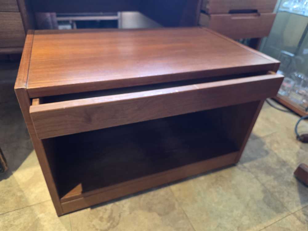 Teak Nightstand w/ One Drawer