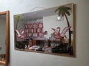 Flamingos & Palm Trees Wall Mirror