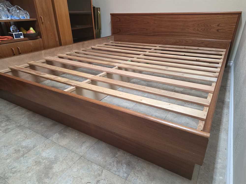 Danish Teak King Size Platform Bed