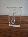 Hadeland Glass Norway Glass sculpture - Norway Relief Map