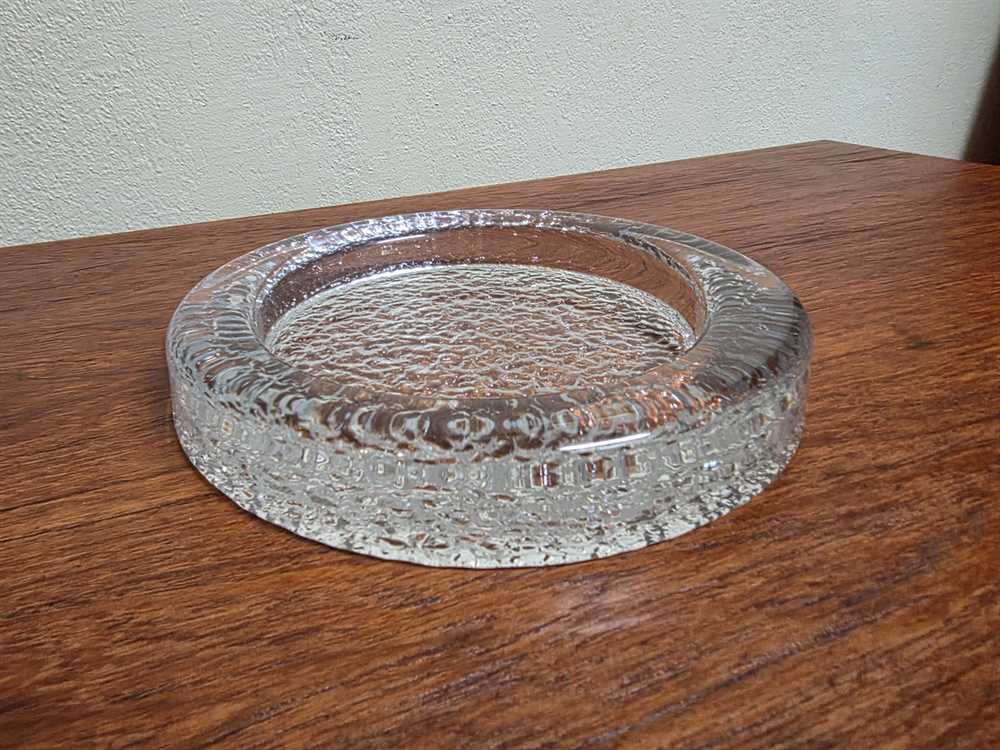 Iittala Riite 1965 XL Model 2611 Ashtray by Timo Sarpaneva - 9 1/2"