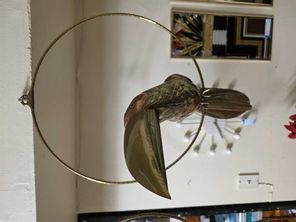 Sergio Bustamante Large Brass & Copper Toucan