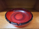 Viking Glass Ruby Red 10" Ashtray