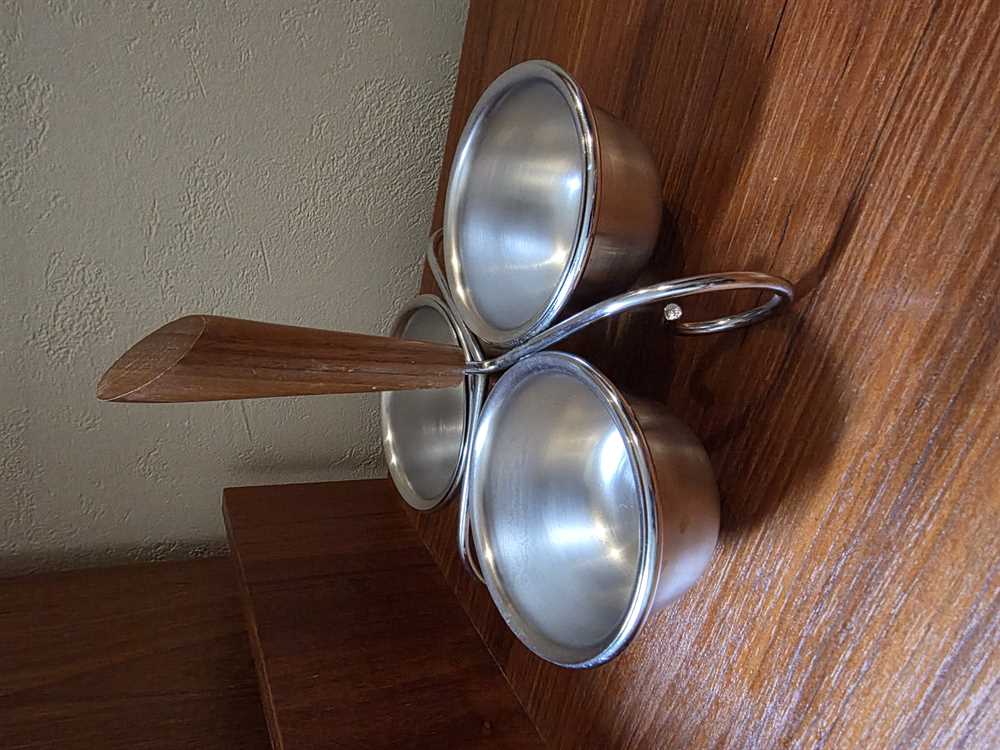 Danish Teak and Stainless Condiment Server