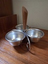 Danish Teak and Stainless Condiment Server