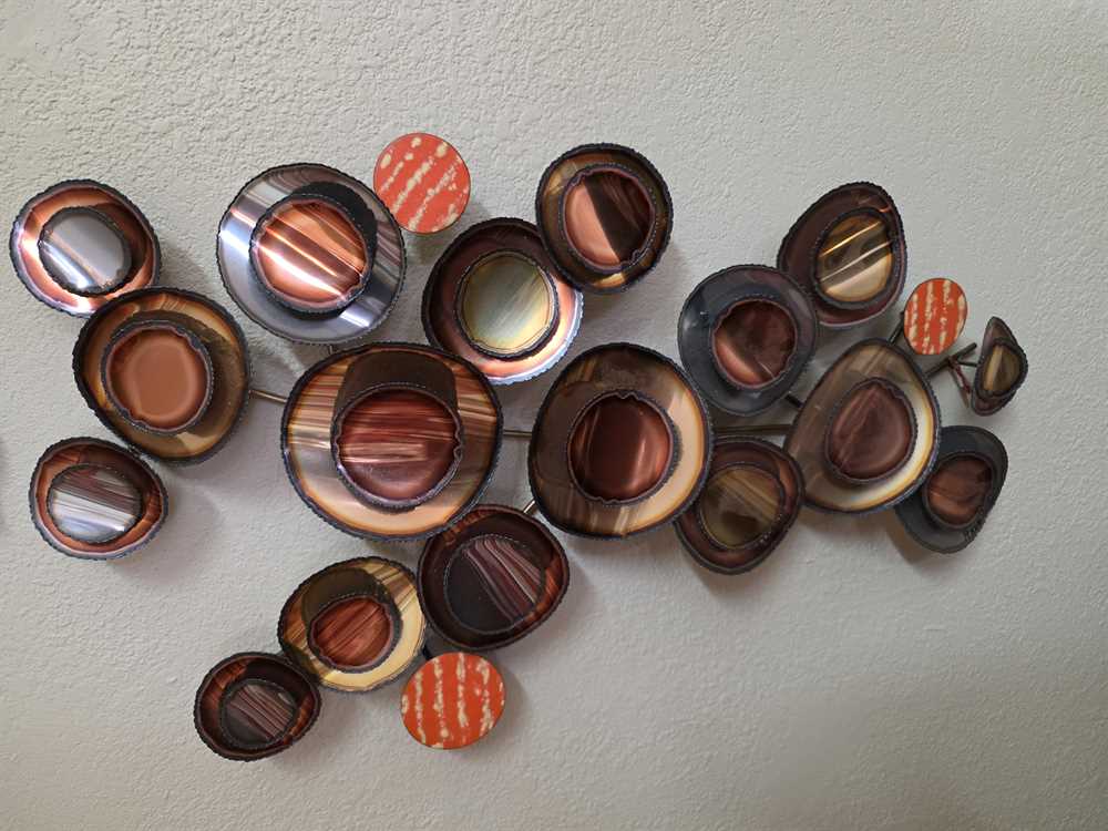 Brutalist Torch Art Wall Hanging - Signed F FRYE