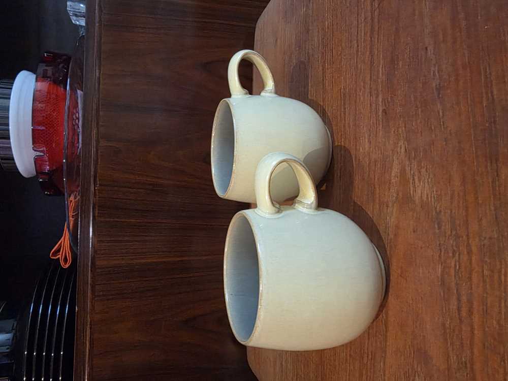 Denby Fire Yellow Coffee Cup 