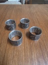 Groenlandica Tinn Norway Pewter Napkin Rings (Set of 4)