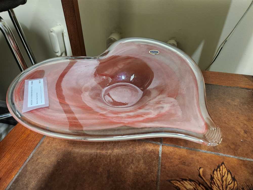 Murano Italy Heart Bowl