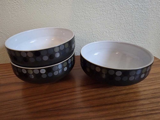 [MB00898] Denby Jet Dots Salad Bowl