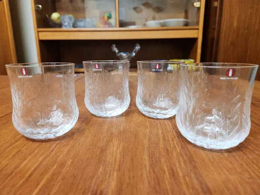 [MB01495] Iittala Koivu Old Fashioned Glass by Jorma Vennola 1981-1984