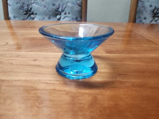 [MB01628] Iittala Kartio Votive Holder by Kaj Franck Light Blue