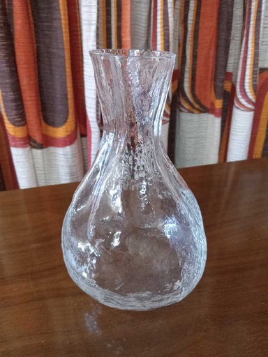 [MB01664] SEA Glasbruk AB Kosta Sweden Small "Sack" Vase