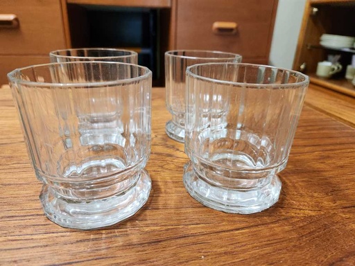 [MB01778] Set of 4 Dansk Gustov Old Fashioned Glasses Made In France