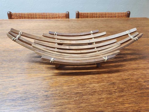 [CT00209] Teak Fruit Bowl