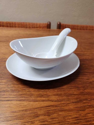 [CT00212] Mikasa Sophisticate Gravy Boat w/ Ladle