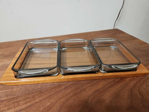 [MB01837] Teak Condiment Tray