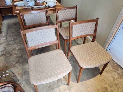 [CT00219] Set of 4 Spottrup Mobler Danish Teak Dining Chairs