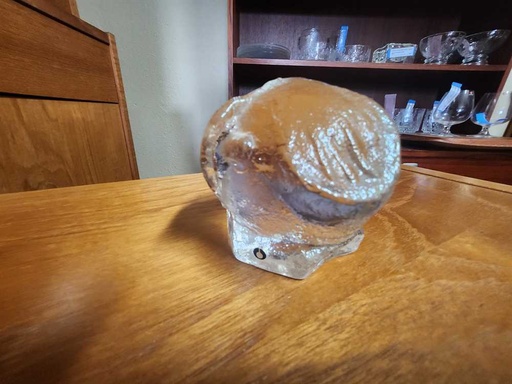 [MB01858] Pukeberg Sweden Elephant Glass Sculpture