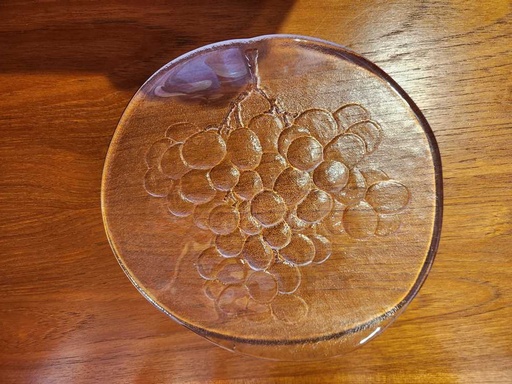 [MB01975] Kosta Boda Round Grapes Serving Platter by Ann Warff