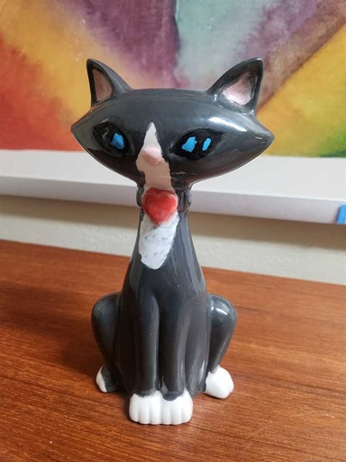 [MB02117] Vintage Ceramic Cat