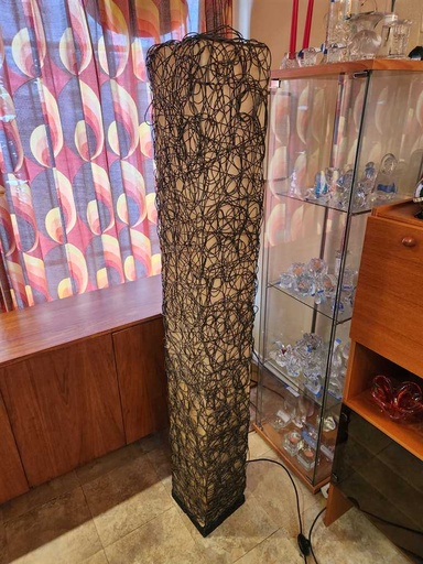 [MB02131] Rattan Fiberglass Floor Lamp