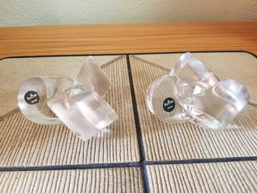 [MB02226] Pair Thomas Rosenthal Studio Line "Loop Chandelier" Votive Holders by Michael Boehm