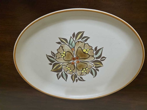 [MB02329] Denby Oak Apple Oval Serving Plate