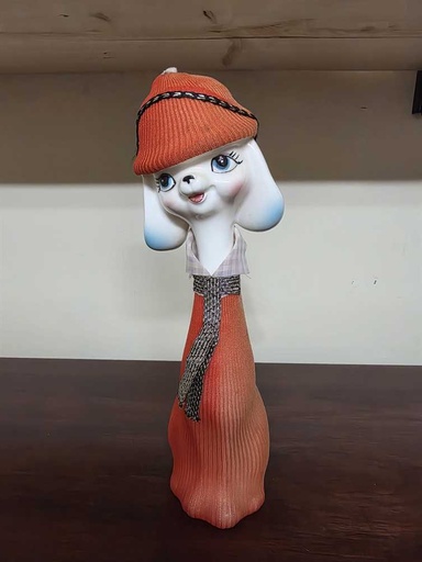 [MB02331] Gift Craft Japan Ceramic Dressed up Dog